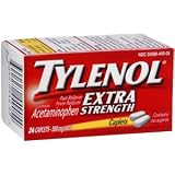 Tylenol Extra Strength 6 Boxes 24ct Caplets