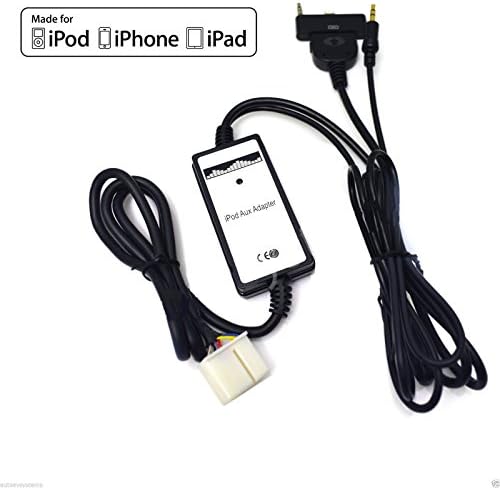 Audi Volkswagen Vw iPhone 5 3.5mm Adio Input Auxillary Aux Adapter Integration OEM Factory Stereo Radio Audi (A4 2007-2008) Volkswagen (Golf 2003-2007, Jetta 2002-2007, Passat 2003-2007, Touareg 2004-2006)