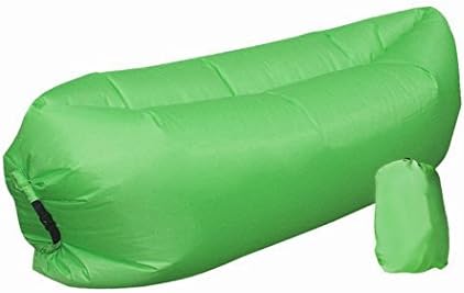 Junadel Lazy Inflatable Sofa Air Mattresses Outdoor Lazy Bed for Home,Office,Hiking,Camping (Green)