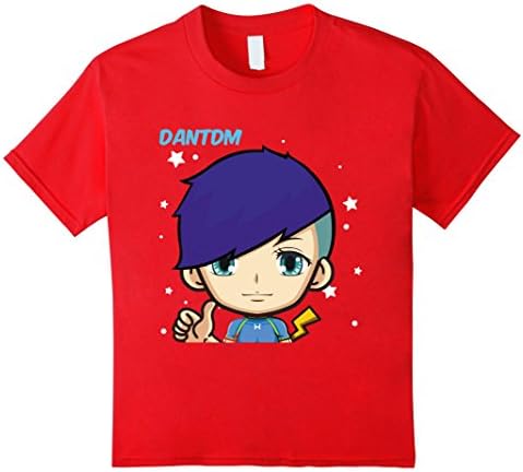 Kids Dan Diamond T-Shirt 8 Red