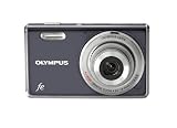 Olympus FE-4000 Digitalkamera (12 Megapixel, 4-fach opt. Zoom, 6,9 cm (2,7 Zoll) Display, Gesichtserkennung, i-Auto Mode, AF-Verfolgung) Dark Grey - 