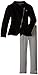 Calvin Klein Little Girls' Black Jacket with Pants