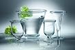 Rolled Edge Mini-Vase set of (4)