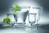 Rolled Edge Mini-Vase set of (4)
