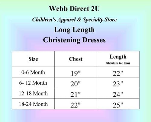 KID Collection Baby-Girls Satin Puffed Skirt Christening Baptism Dress & Bonnet