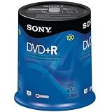 Sony 16x DVD+R Media 100pk spindle 41iFLQQzW%2BL. SL160 Sony 16x DVD+R Media 100pk spindle