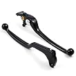Custom Look Motorcycle Sport Bike Dirt Bike Street Bike CNC Aluminum Jet Black Clutch Brake Levers Lever Hand Grips For Suzuki 1997-2003 GSXR 600 1995-2003 GSXR 750 2001-2004 GSXR 1000 1997-2001 TLR1000S