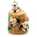 Kyjen Hide-A-Squirrel Puzzle Toy for Dogs, Large