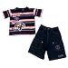 Search : Superman Boys Man of Steel Shirt and Denim Short Set