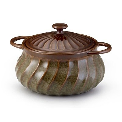 Stoneware 4 Qt. Bean Pot