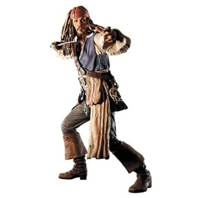 NECA Pirates of the Caribbean At World's End 18 Inch Action Figure Talking Jack Sparrow