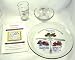 Portion Doctor 3 Piece Kid's Portion Control Kit- Glass, Color, White Plastic Bowl