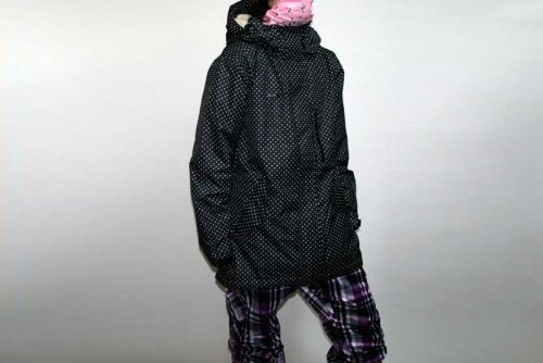 10-11モデル SCAPE(エスケープ) スノーボード ウェア「DAT JACKET」DOT サイズL