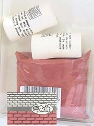 1:24 Scale Red Magic Brick Finish Kit For the Dollhouse Exterior
