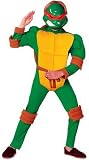 Child Deluxe Teenage Mutant Ninja Turtles Raphael Costume with Muscle Chest