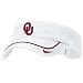 Nike Oklahoma Sooners White Swoosh Visor