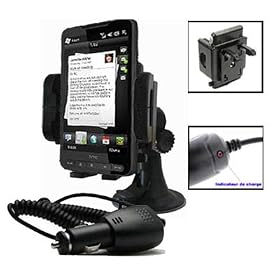 IMOOVE - Kit Support fixation Auto pour HTC HD2 + Chargeur Auto