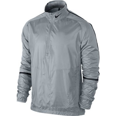 Windproof HalfZip Jacket, Gray, Large On Sale