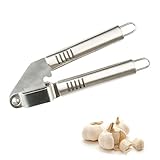 Garlic Press - Smaier Stainless Steel Garlic Press Hand Presser, Garlic Peelers Crusher Mincer Kitchen Tool