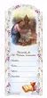 100 First Communion Mini-Bookmark Remembrances in Spanish, 1.5" x 4.5" - Boy