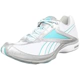 Reebok Women's TrainTone Slimm Sports Conditioning Shoe,White/Pure Silver/Glacier Blue/Carbon,11 M US