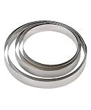 De Buyer - 3989.05 - Cercle à pâtisserie rond en inox - ht. 4,5 cm, dit cercle à mousse ou à entremet - Diamètre 5