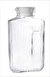 Luminarc Quadro 2-Liter Glass Pitcher with Lid