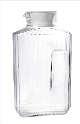 Luminarc Quadro 2-Liter Glass Pitcher with Lid