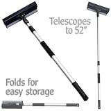 Telescoping Window Cleaner & Squeegee - Reach 10-Feet without Ladder