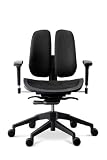 Duorest Alpha 60 Black Mesh Seat Chair, Fully Loaded Ergonomic Home Office Task Chair