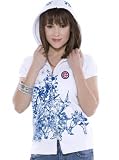 Chicago Cubs Women's (White) Signature Touch Hoody - by Alyssa Milano