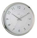 Acctim Silent Sweep Yoko Chrome finish Wall clock