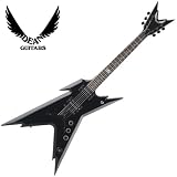 Dean Razorback Guitar, Dimebag Bolt On with Floyd Rose Classic Black
