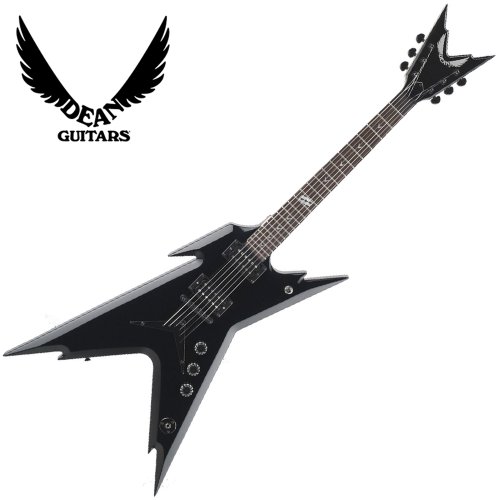 Dean Razorback Guitar, Dimebag Classic Black with Case