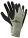 Magid ROC GP190 Nylon Glove, Black Latex Palm Coating, Knit Wrist Cuff, 10.5