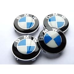 BMW Standard Blue & White alloy wheel centre caps Hub Cover Badges Emblem / Nabendeckel Felgendeckel Nabenkappen Logo 68mm E30 - E36 - E46 - E90 - 3 SERIEN" "E34 - E39 - E60 - 5 SERIEN" "E32 - E38 - E65 - 7 SERIEN" "Z3 - Z4 - X3 - X5 - M3 'SATZ VON 4'