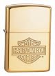 Harley Davidson Brass Shield Zippo