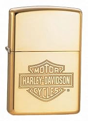 Harley Davidson Brass Shield Zippo