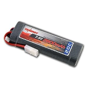 7.4V Tenergy 2800mAh 20C Li-Polymer LIPO Hard Case Battery with Tamiya Connector for RC Cars and... by 