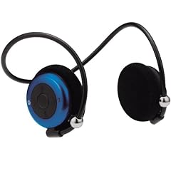 グリーンハウス Bluetoothネックバンド型ステレオヘッドセット ライトブルー GH-BHHSNLB