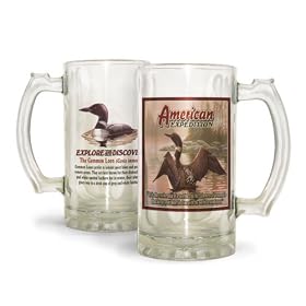 Common Loon Glass Beer Mug by American Expedition