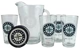 Seattle Mariners Pint Glasses and Pitcher Set | MLB Seattle Mariners Gift Set