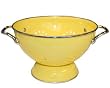Calypso Basics 1.5 Quart powder coated  Colander, Lemon