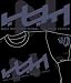 キスダム N．I．D．F． Tシャツ  ブラック ： サイズ S