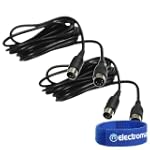 Pair of 5 Pin Din - 5 Pin Din Midi Le...