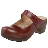 DanskoWomen'sSolitaireClog,Red,39EU(USWomen's8.5-9M)