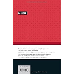 Duden Ratgeber - Das erfolgreiche Vorstellungsgespräch: Von der optimalen Vorbereitung bi