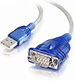C2G / Cables To Go 26886 USB To DB9 Male Serial Adapter, Blue (0.45 Meters/1.5 Feet)
