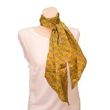 LSU Scarf - Louisiana State University Gold Scarf with Tigerhead Logo [Apparel]