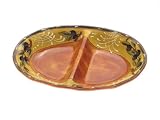 Certified International French Olives 2-Section Server, 14-1/4-Inch by 9-Inch